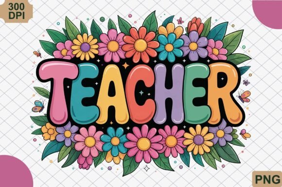 Download Floral Teacher Back to School PNG - Premium Resources